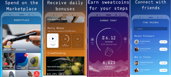 Sweatcoin — Walking step counter