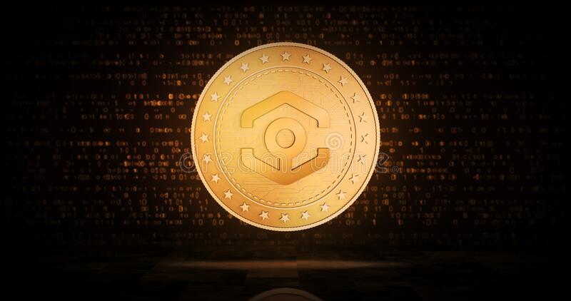 ankr defi cryptocurrency symbol gold coin green screen background abstract concept d illustration ankr defi cryptocurrency 226880228