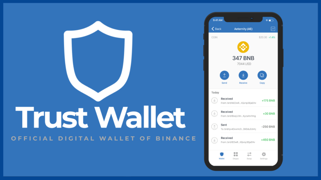  کیف پول موبایلی تراست (Trust Wallet) 
