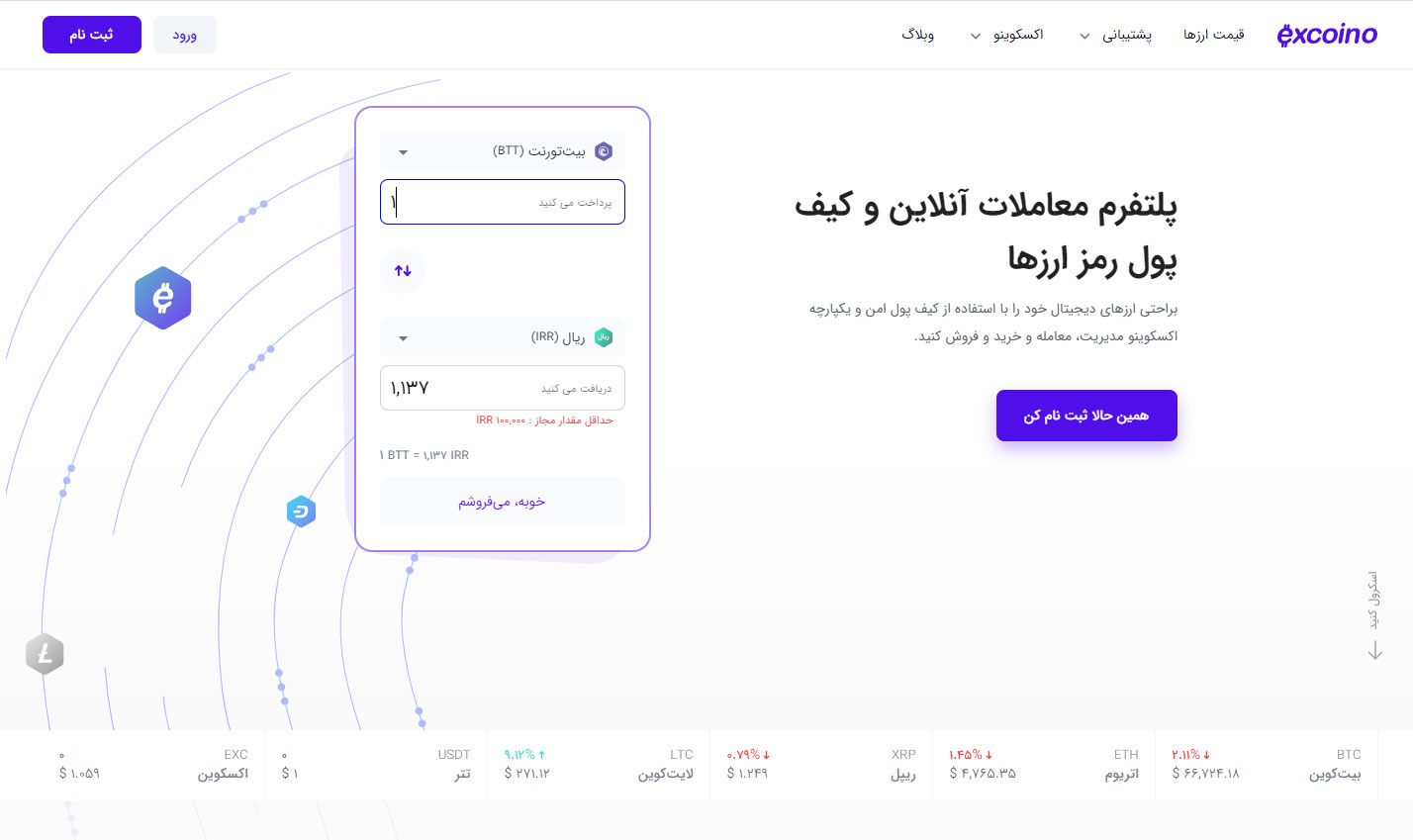 خرید و فروش ارز دیجیتال بیت تورنت