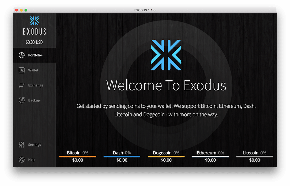  کیف پول اکسودوس (Exodus) 