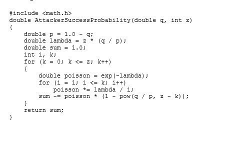 کد محاسبات در شبکه بیت‌کوین