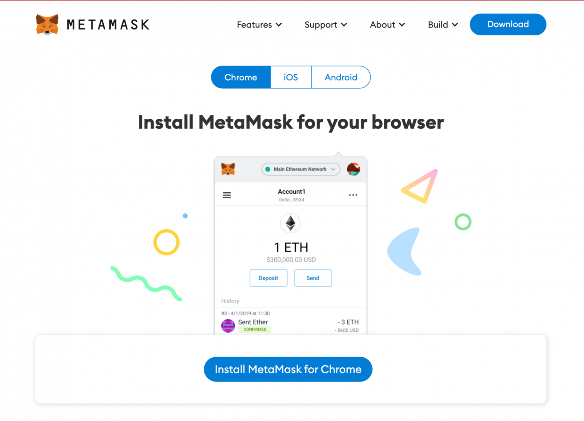 کیف پول اتریوم Ethereum Wallet metamask متاماسک