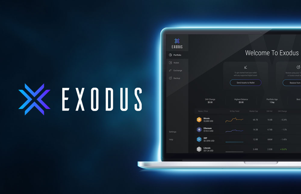 کیف پول اتریوم Ethereum Wallet اگزودوس Exodus