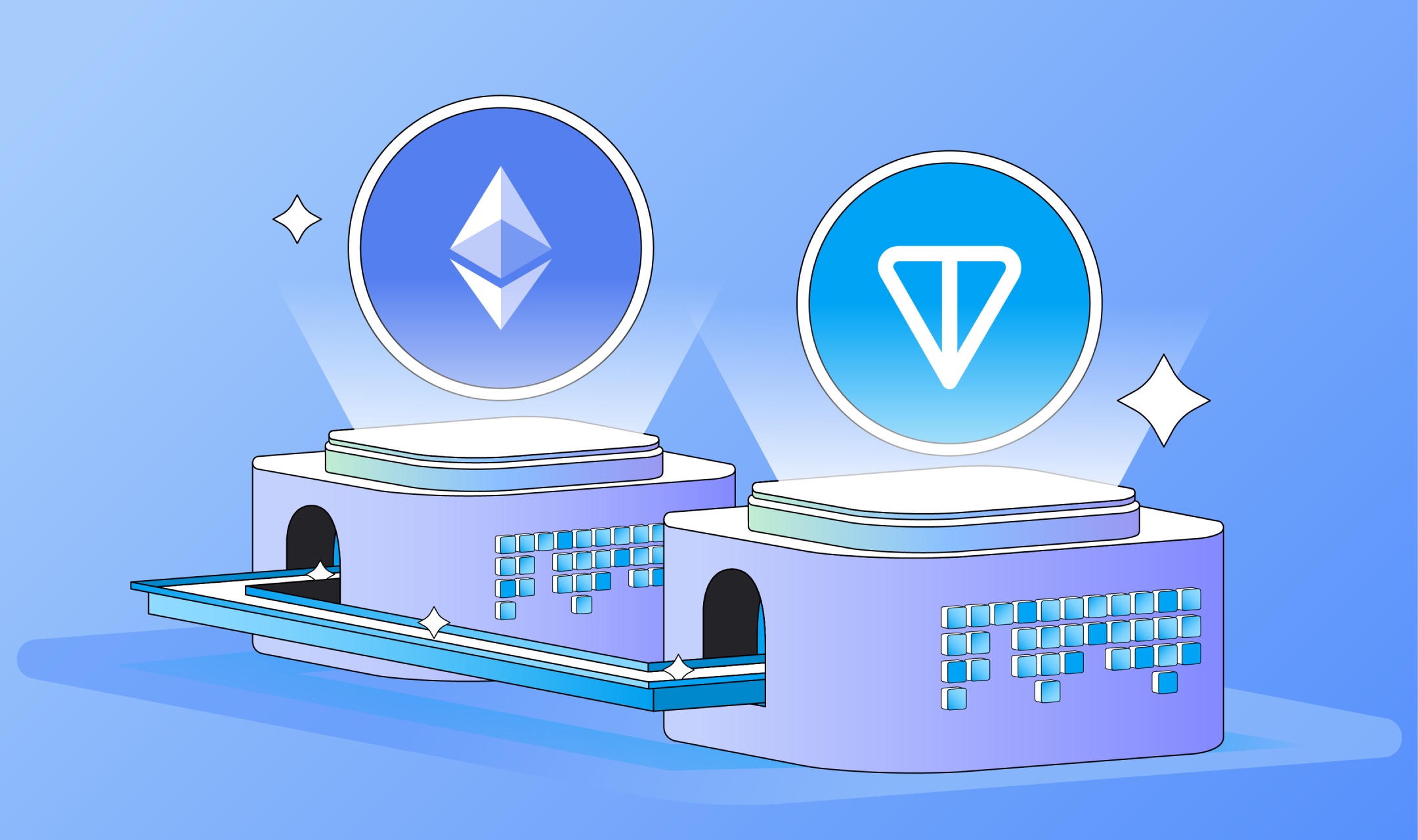 پل اتریومی بلاک‌چین تون راه اندازی شد
